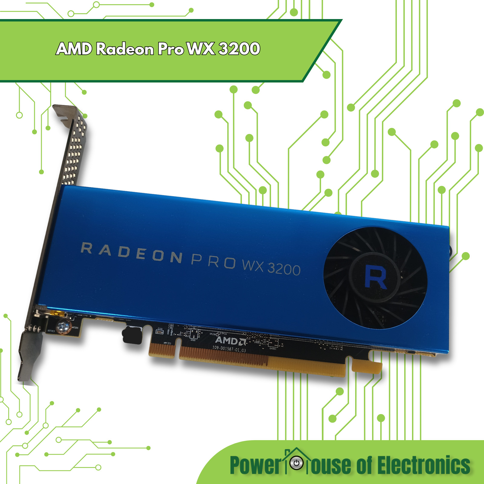 AMD Radeon Pro WX 3200 4GB GDDR5 Graphics Card | High Profile Bracket
