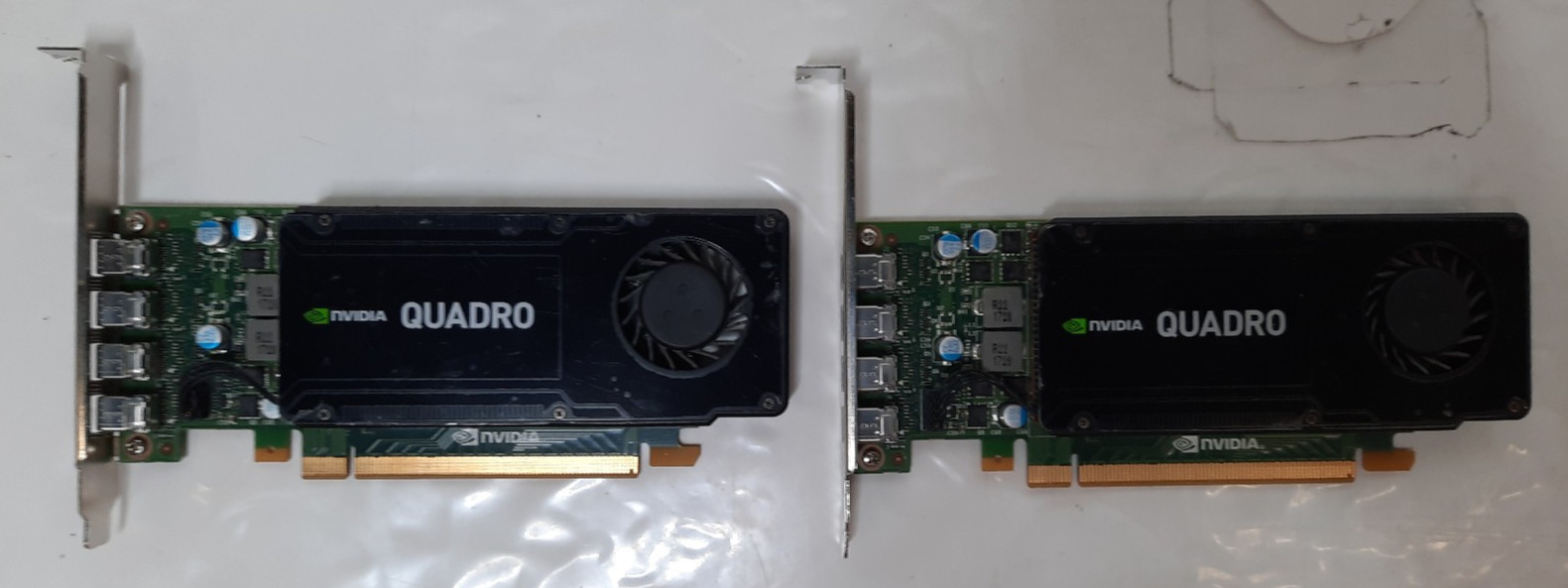 Lot of 3 NVIDIA NVS 510 and Quadro K1200 Graphics Cards High Profile
