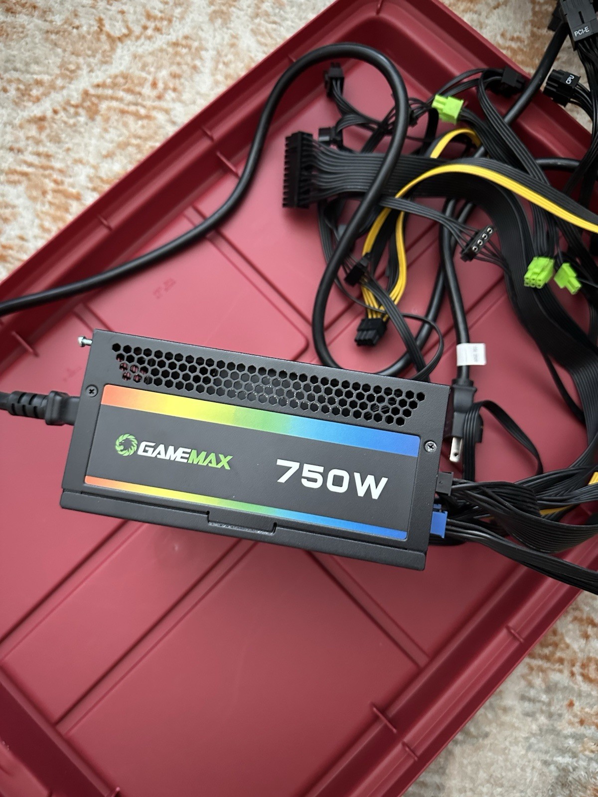 GameMax RGB 750W Modular Power Supply 80 Plus Gold