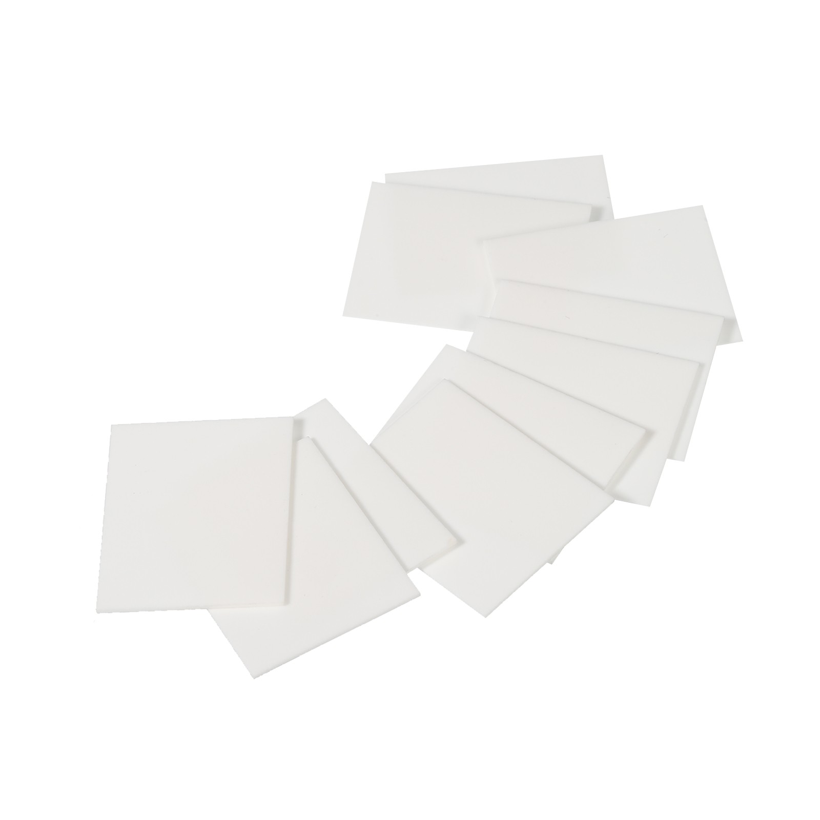 30Pcs 28x22x0.65mm Alumina Ceramic Sheet Cooling Pad