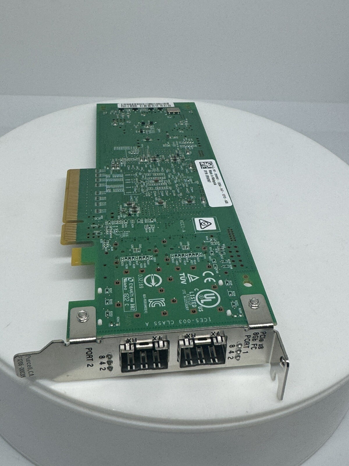 Dell QLogic QLE2562L-DEL Dual Port 8 Gb Low Profile Hot Bus Adapter DPN: 0RW9KF