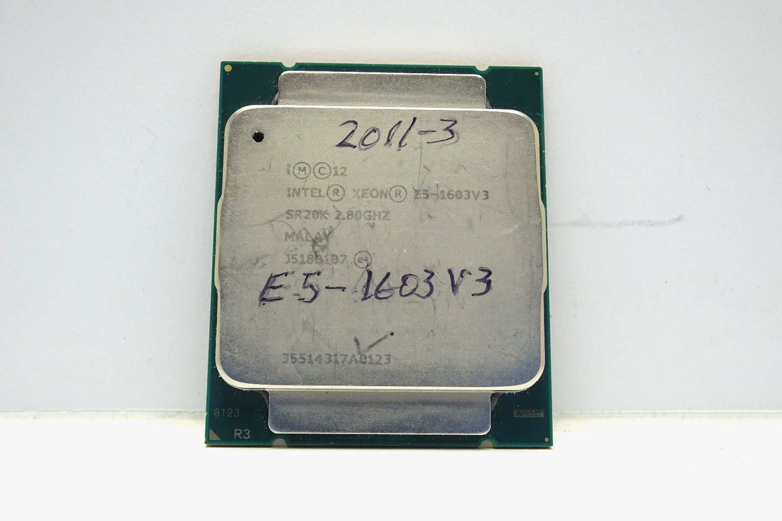 Intel Xeon E5-1603V3 CPU | 4 Cores | 4 Threads | 2.8 GHz | Socket 2011-3