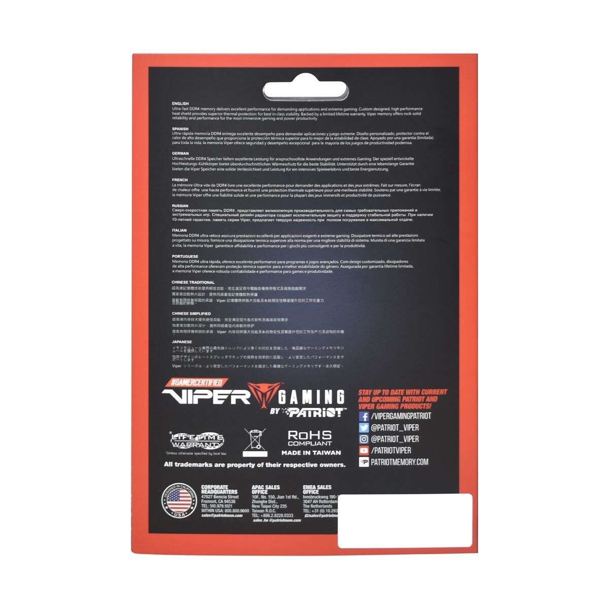 Patriot Viper Elite II 16GB 32GB 64GB DDR4 2666 3200 3600 4000 UDIMM PC Memory