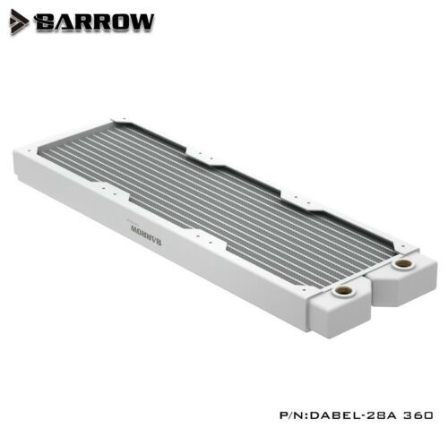 Barrow White Dabel 360mm Red Copper Radiator High Performance DABEL-28A 120mm x3