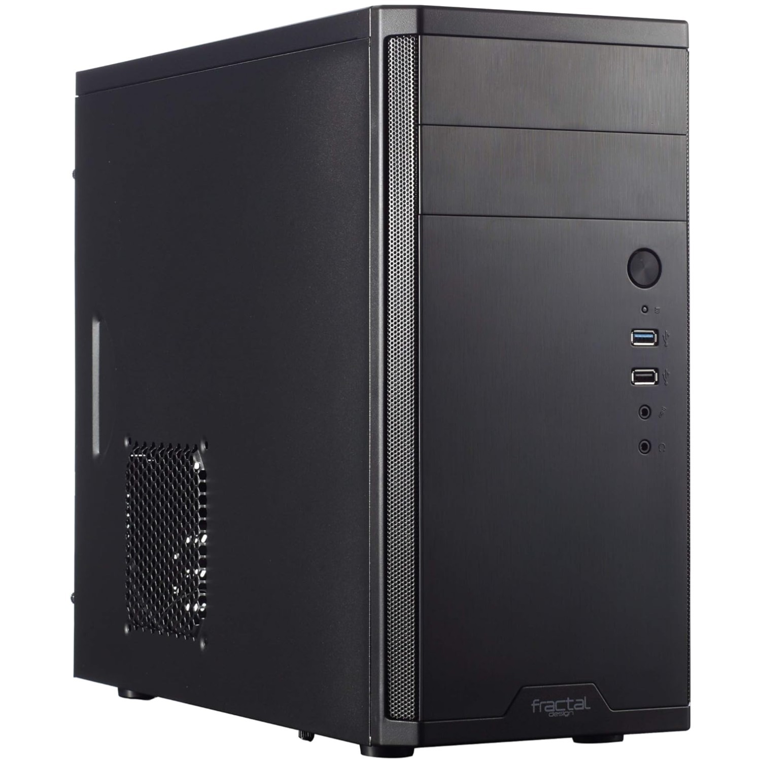 Core 1100 Mini Tower Case – Brushed Aluminum Front Panel
