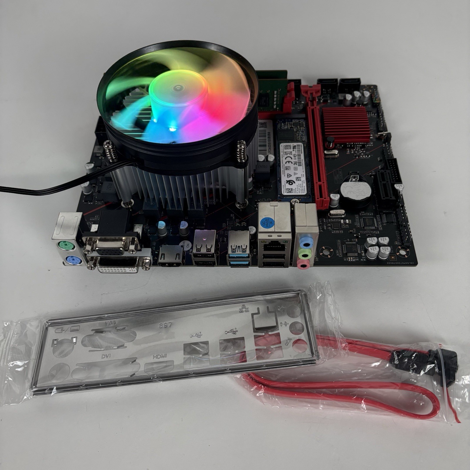 Intel i7-8700 i5-8500 DDR4 Motherboard CPU RAM 512GB NVMe SSD Combo Windows 11