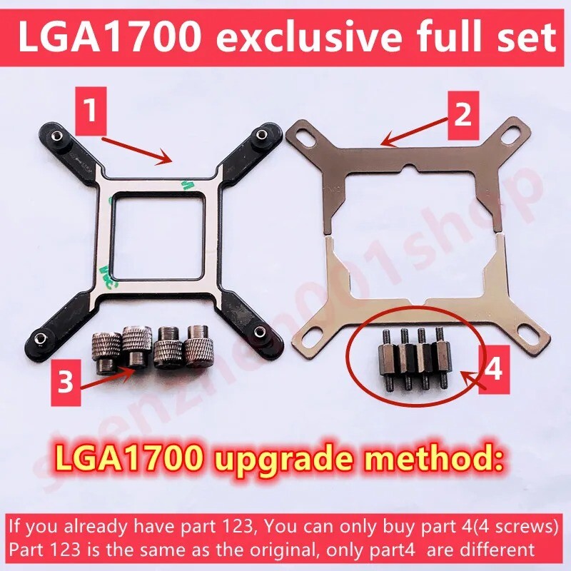 CPU Cooling Fan Kit Mounting Bracket For CORSAIR H115i h150i h170i XT elite