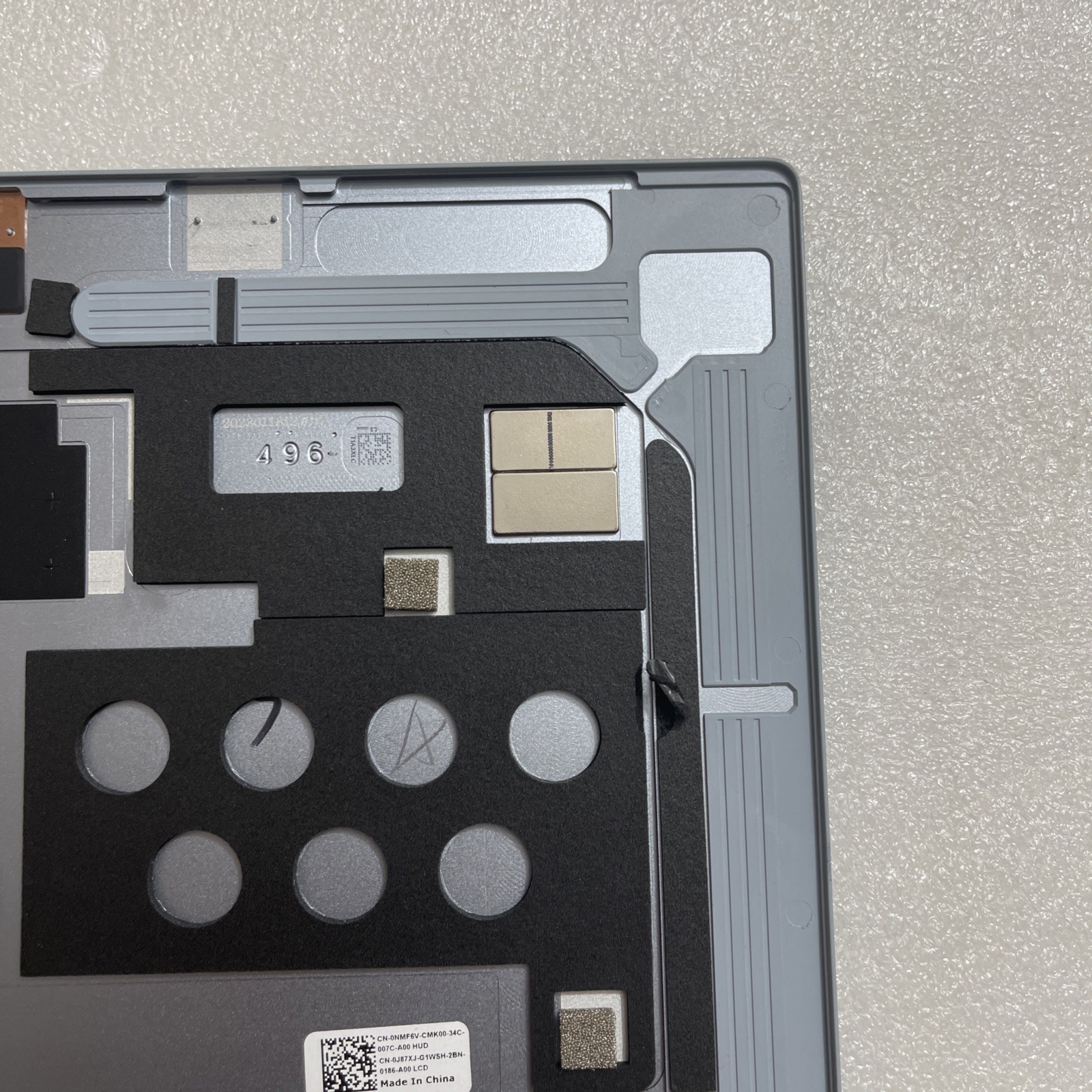 Dell XPS 9315 Laptop Lcd Top Back Cover Sky Blue NMF6V 0NMF6V 0T7CJJ S3 Q4 Dent