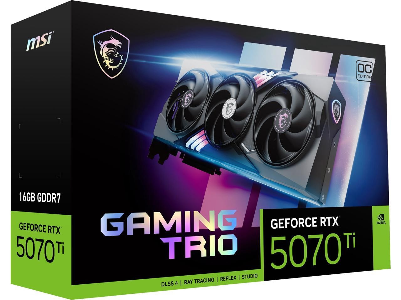 MSI Gaming GeForce RTX 5070 Ti 16GB GDDR7 PCI Express 5.0 Video Card RTX 5070 Ti