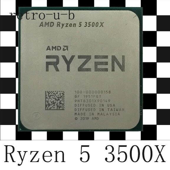 AMD Ryzen 5 3500X 3.6GHz 6-Core 3M Socket AM4 65W CPU Processor R5 3500X