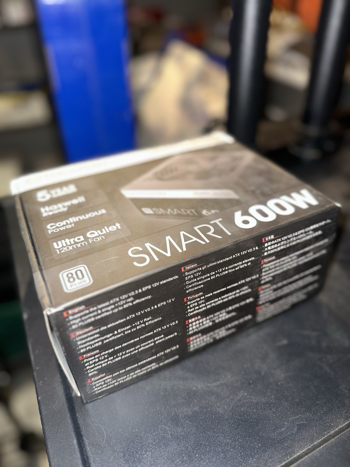 Thermaltake Smart Power Supply ATX 12V 600W 80 Plus White Active PFC S/Cable