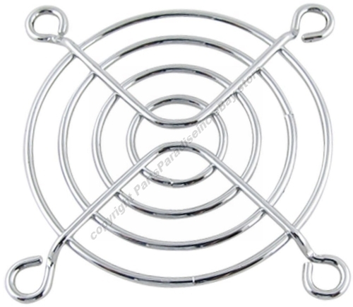 60mm/2.36″inch/6cm Metal Wire Box/CPU Fan Grill/Finger Guard/Cover{SILVER/CHROME