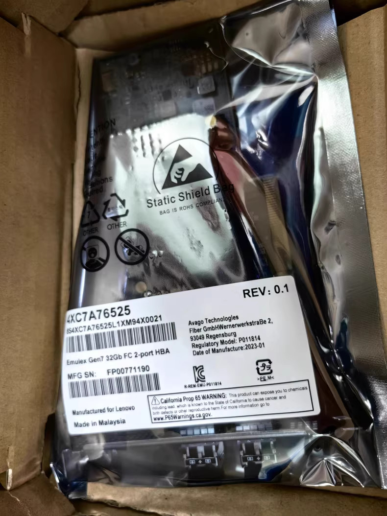 New Emulex Lpe35002-M2 LENOVO 4XC7A76525 2-port 32G NETWORK CARD 4XC7A08251