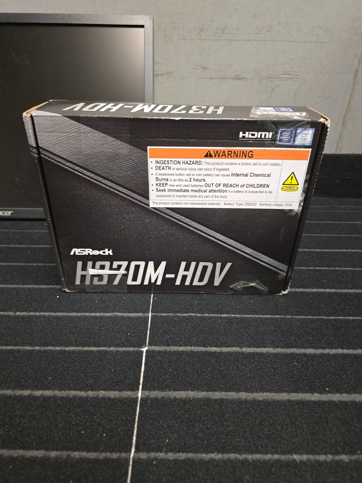 ASRock H370M-HDV LGA1151 Micro Motherboard