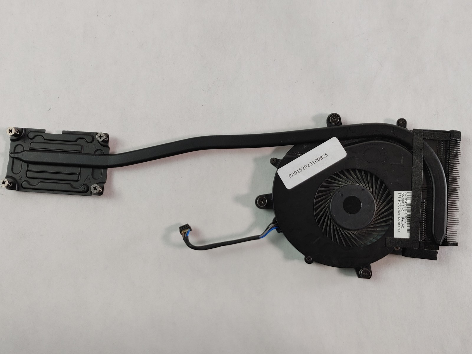 HP 840732-001 4-Pin BGA 1440 Heatsink and Fan For ProBook 650 G2