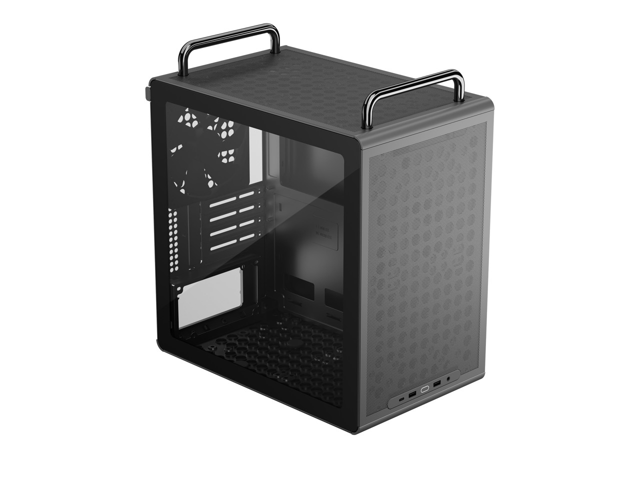 Cooler Master QUBE 340 Micro-ATX Compact -Tower PC Case – Customizable Modular