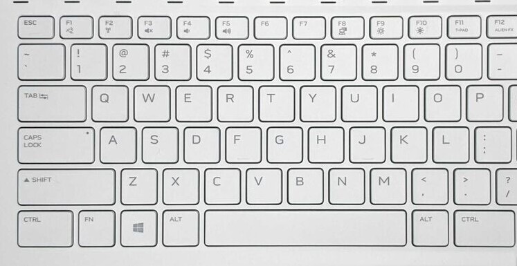 Dell Alienware M15 R3 R4 WHITE LAPTOP KEYBOARD SINGLE REPLACEMENT KEYS KEYCAPS