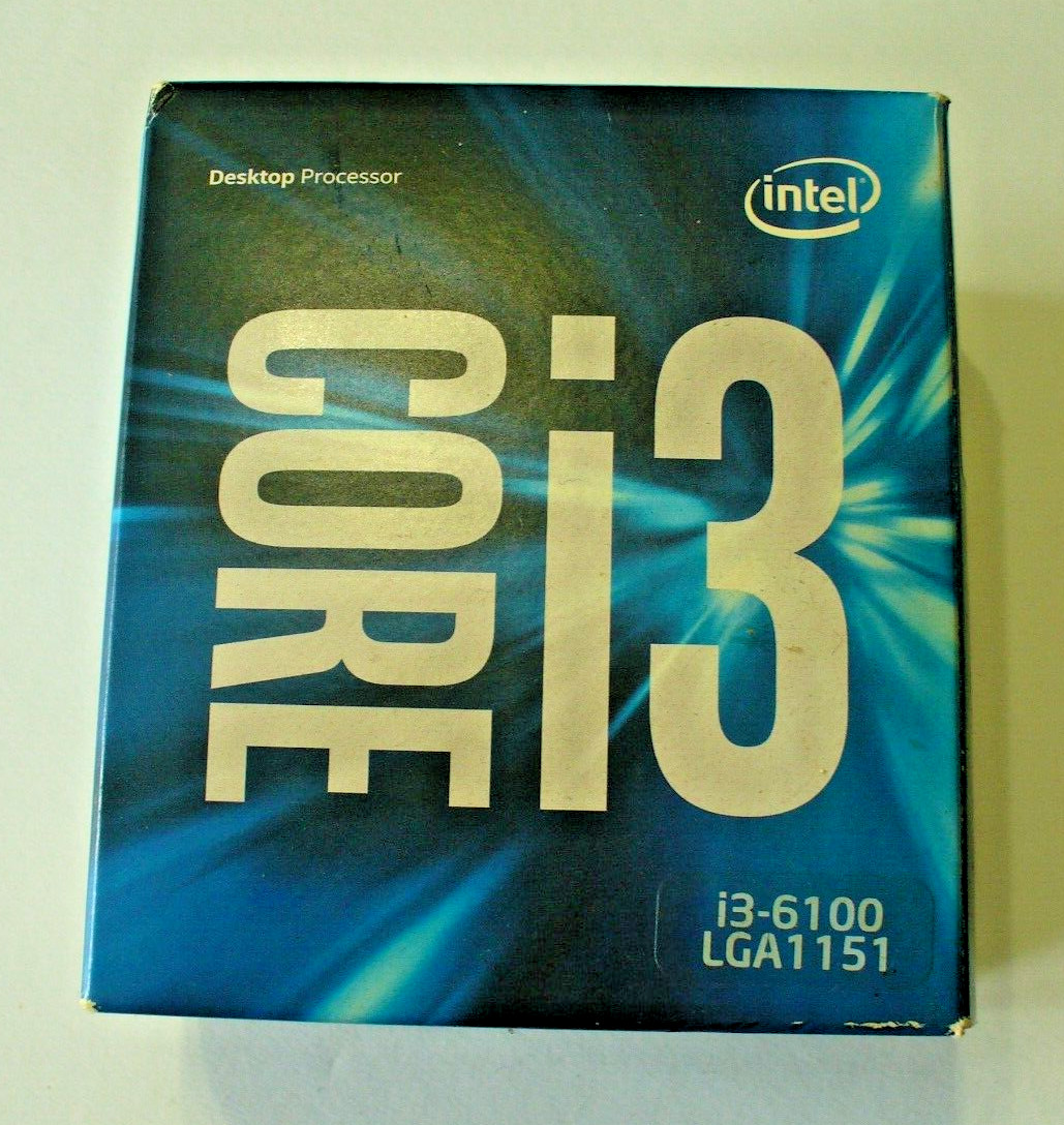 Intel Core i3 [11th Gen] i3-6100 LGA1151 3.70 GHz Processor – RARE