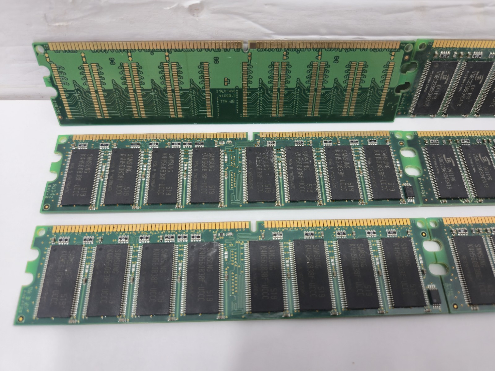 6x Vintage Desktop RAM Lot PC2700U & PC3200U DDR 256MB 512MB Memory Mix CL3/CL2