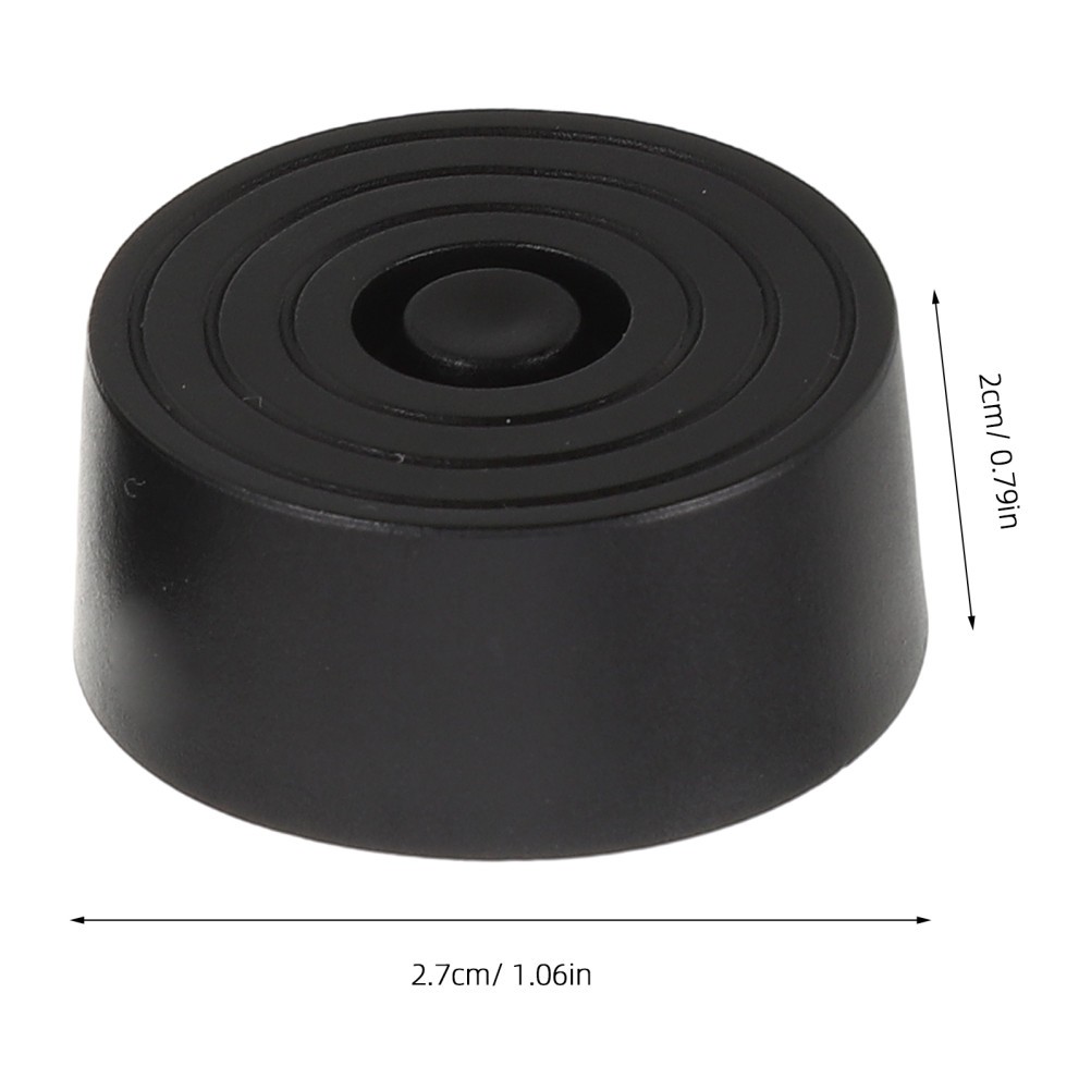 20Pcs Snap in Pc Case Feet Black Pe Noise Reduction and Stable Support Pads