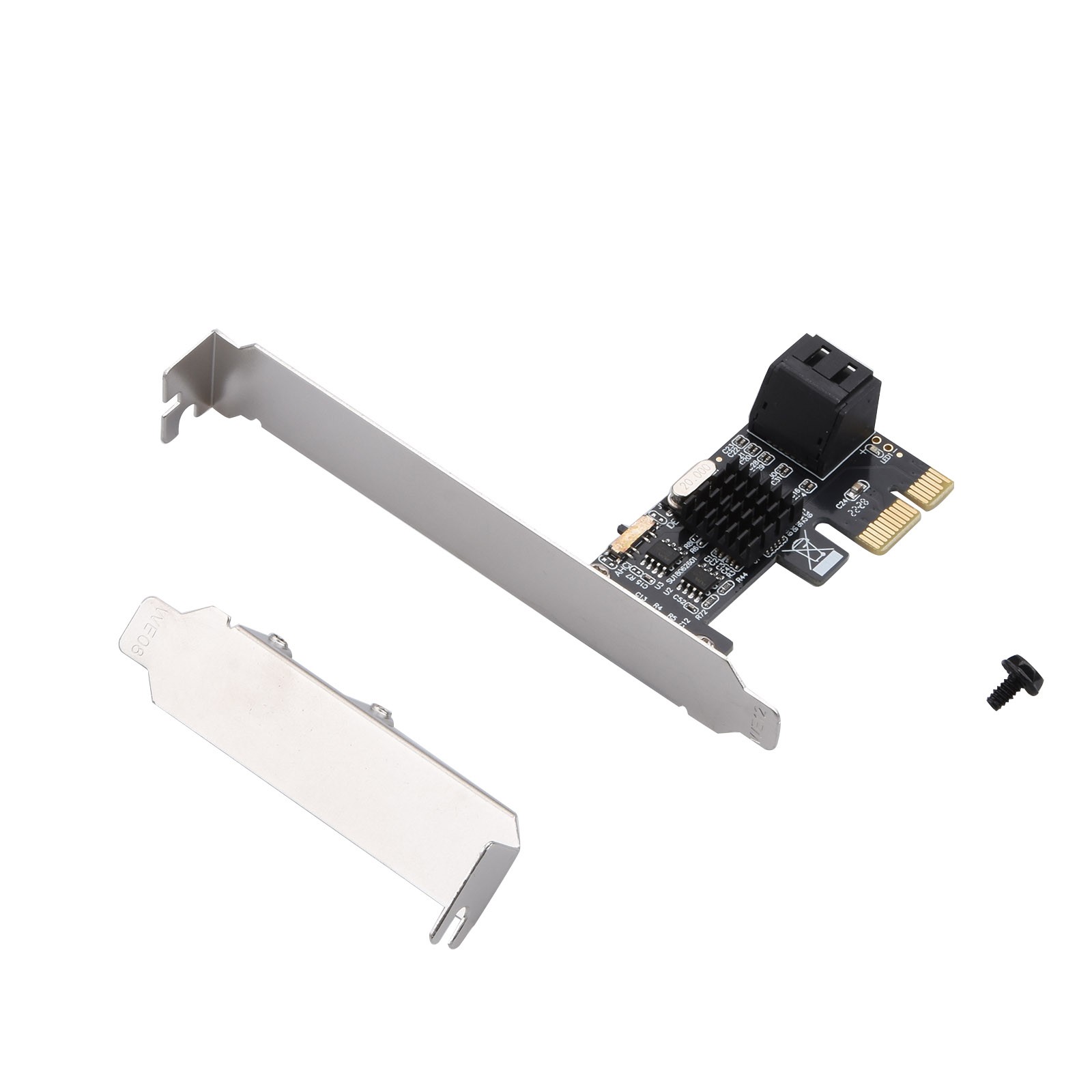 New 2 SATA interfaces Port SATA III Expansion Controller Adapter Card 6G