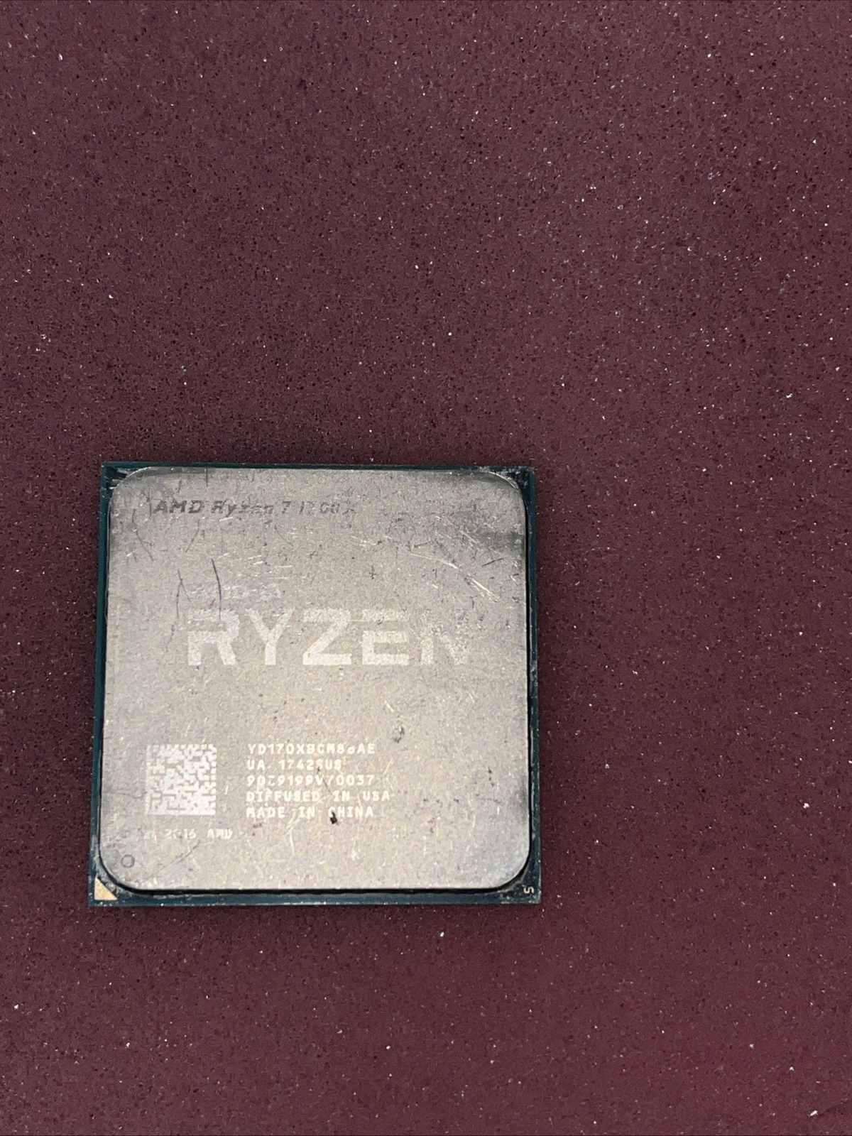 AMD 1700X 3.4GHz Eight Core (YD170XBCM88AE) Processor