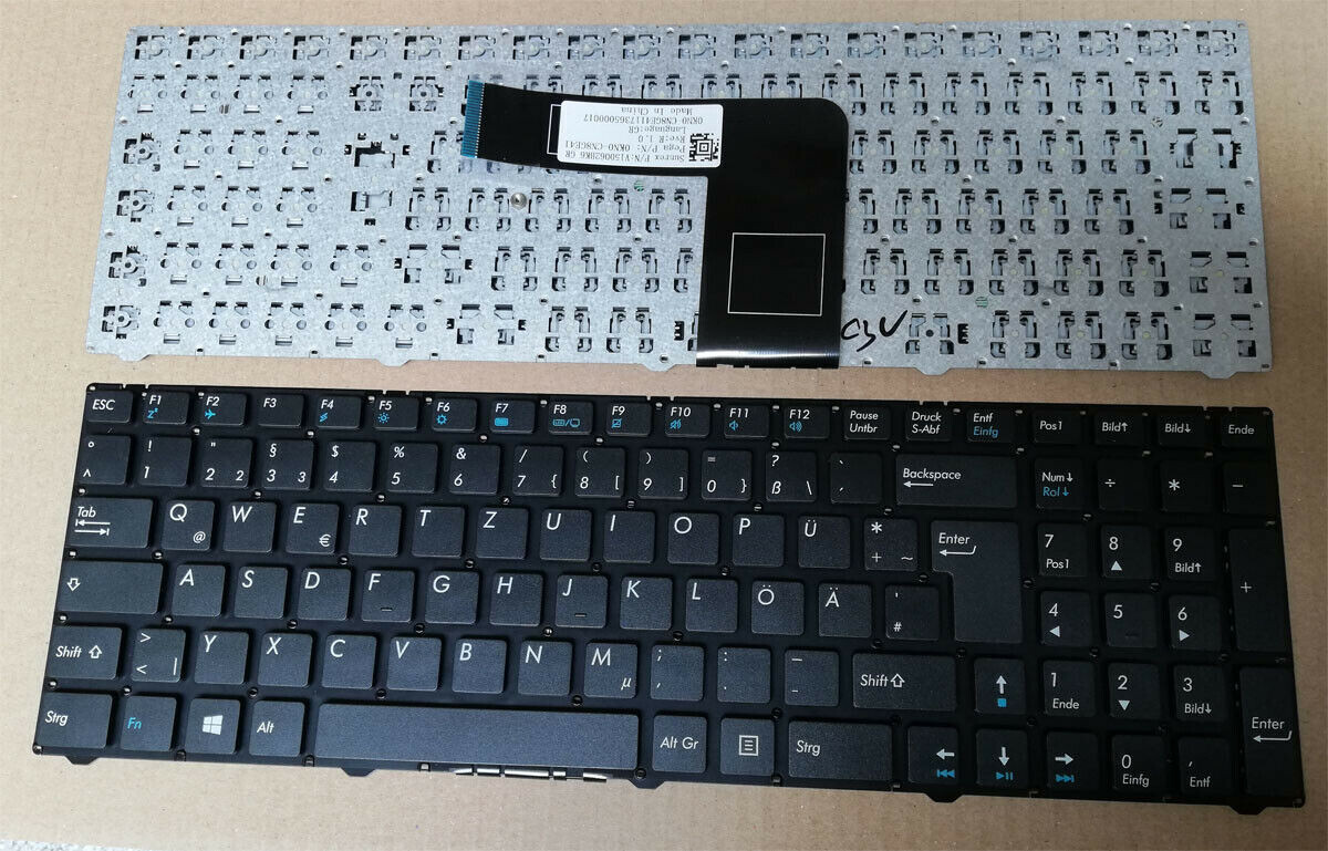 Keyboard Akoya Akoya E6424 MD99850 MD99509 Version V150062BK QWERTZ Keyboard