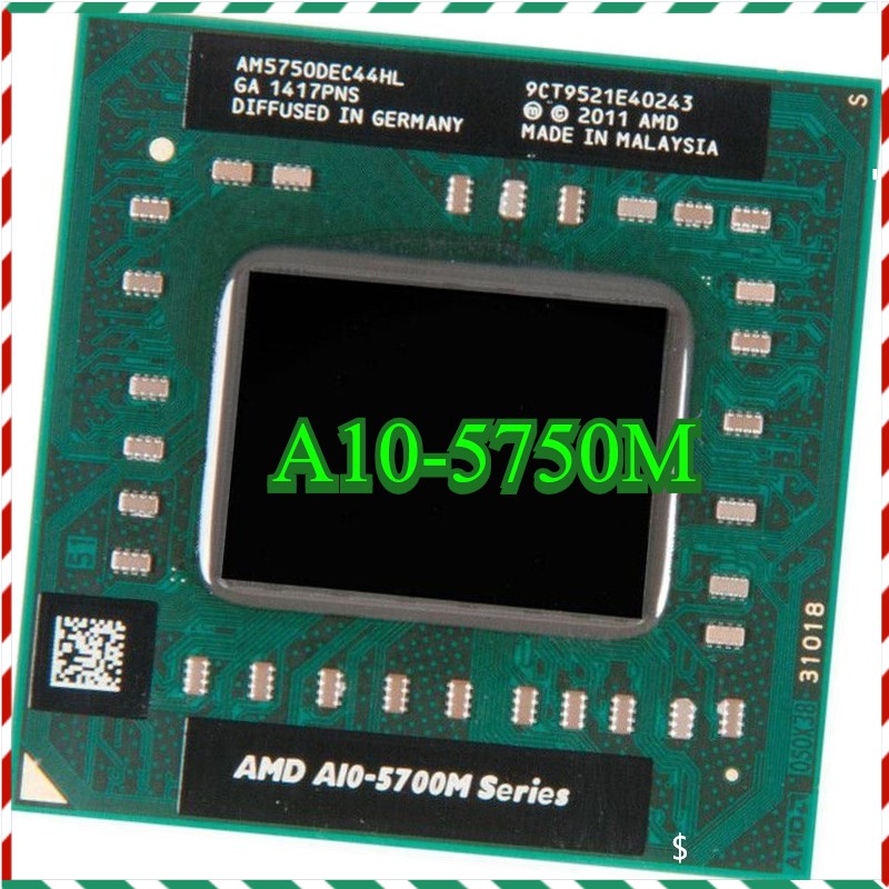 A10-5750M AMD CPU A10-Series Quad-Core 2.5GHz Socket FS1 Processor Fast Shipping