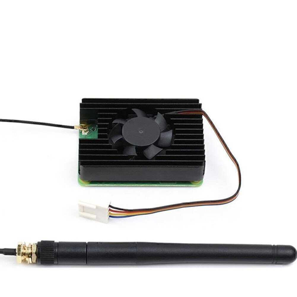 8000RPM Speed Fit For Raspberry Pi CM4 Cooler Radiator PWM Fan 4 Cooling Pads