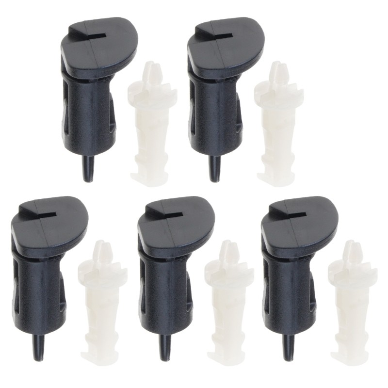 5-pair Professional Plastic Mounting Clip for Socket 1136 1150 1155 1156