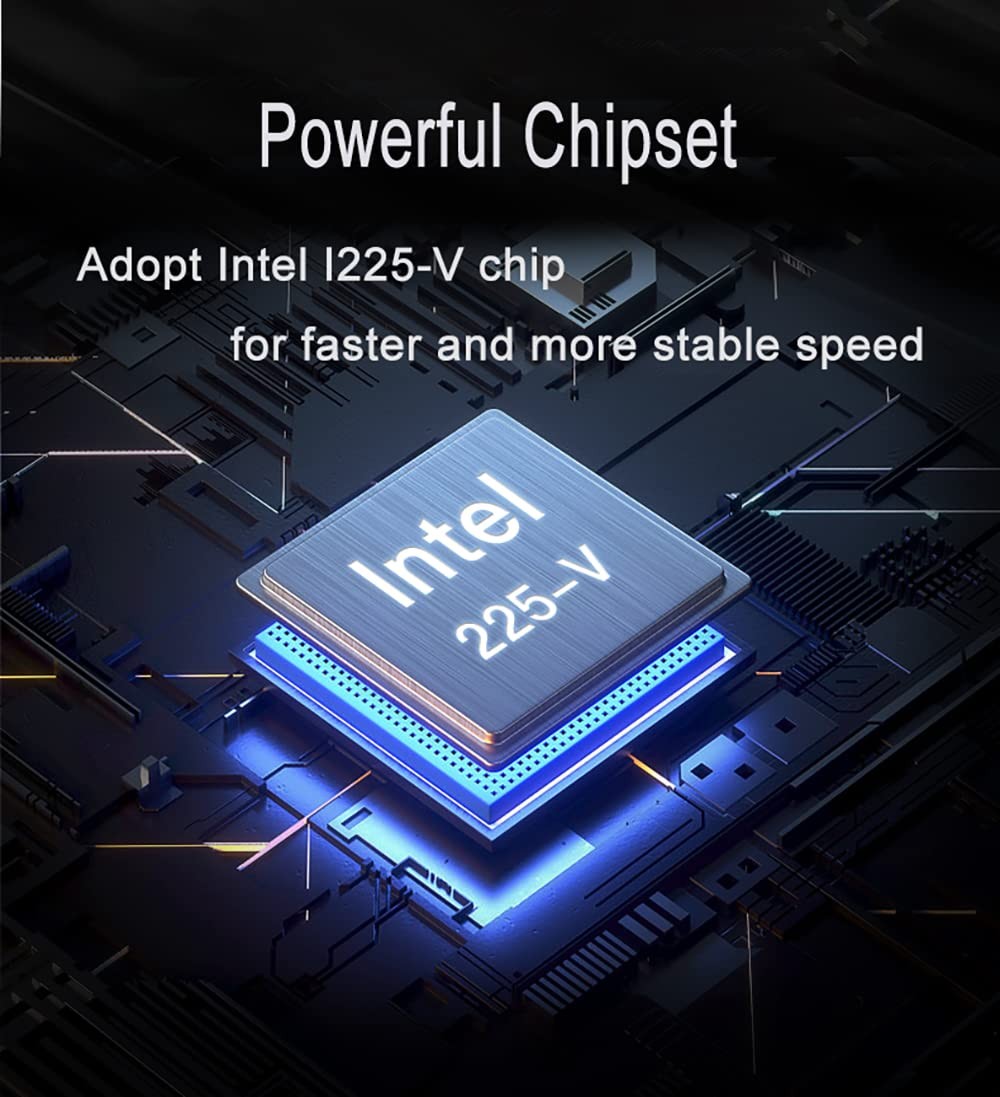 PCIe 3.1 2.5GBase-T Network Adapter with Intel I225-V / I226-V 2500/1000/100M…