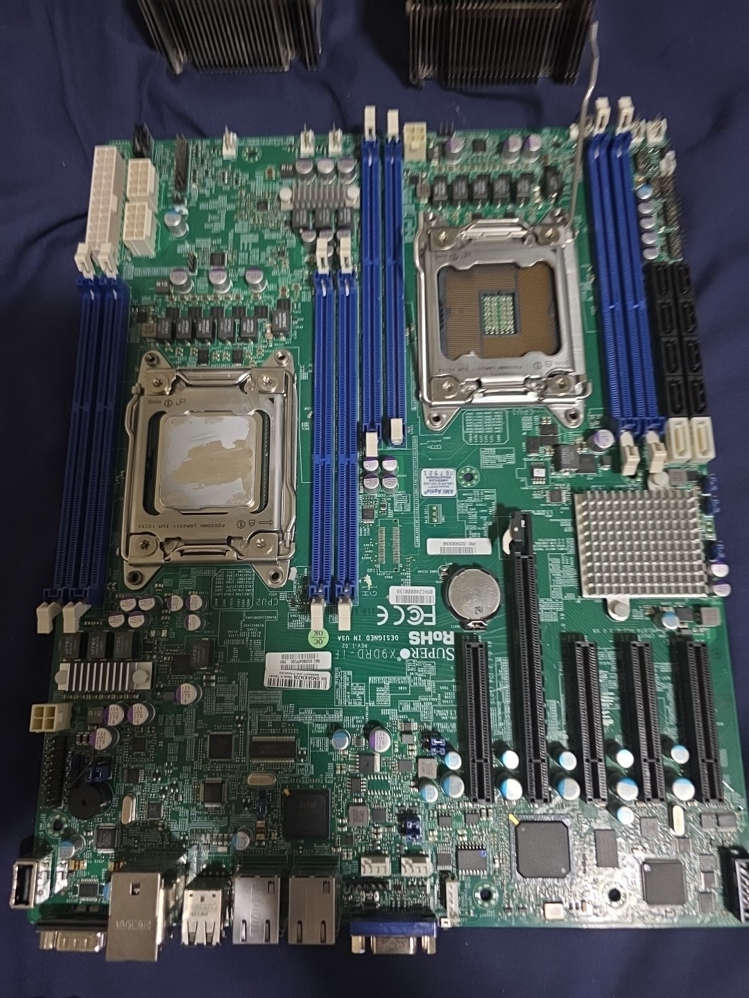 Supermicro X9DRD-iF Motherboard With Xeon E5-2643