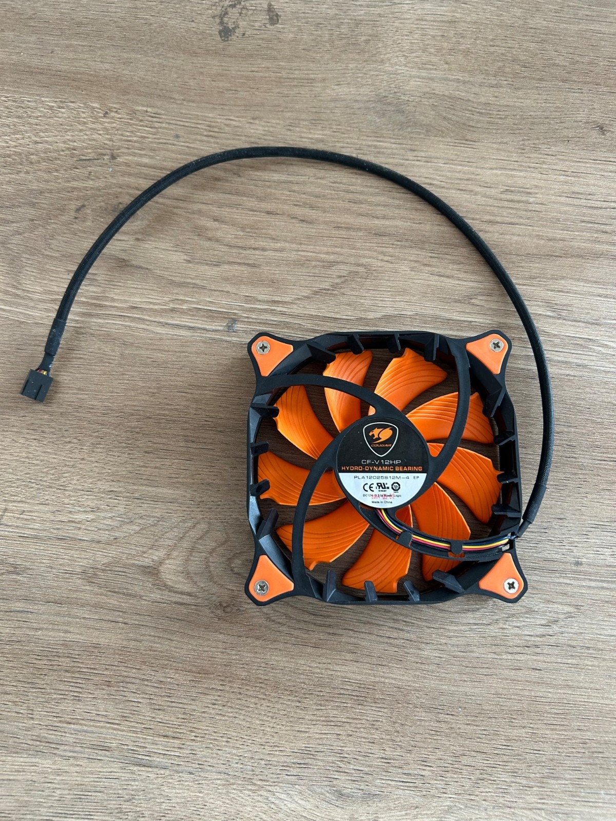 Cougar Vortex PWM Cooling Fan 120MM Hydro-Dynamic-Bearing CF-V 12HP 120x120x25mm