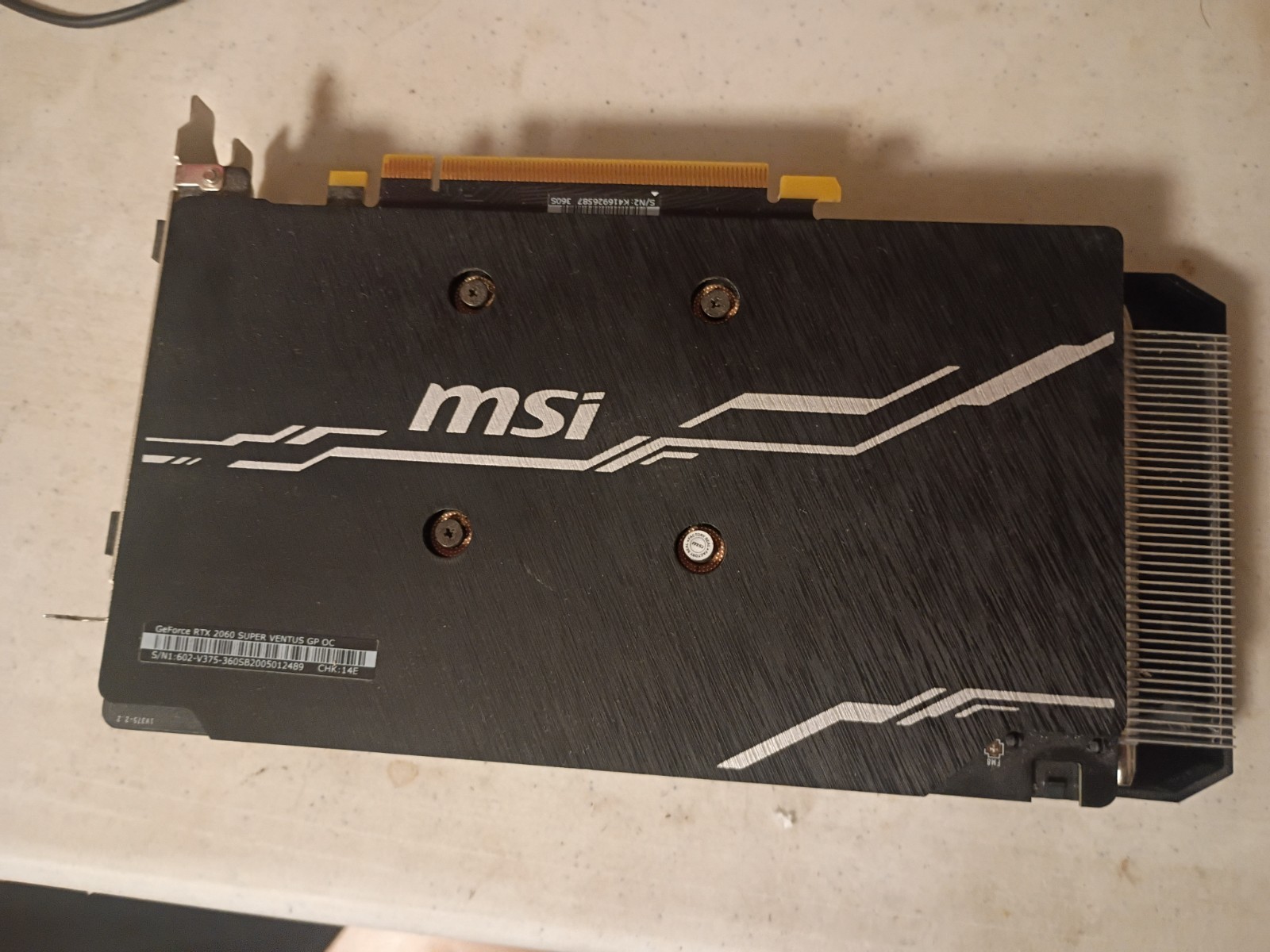 MSI GeForce RTX 2060 8GB Super Ventus GP OC