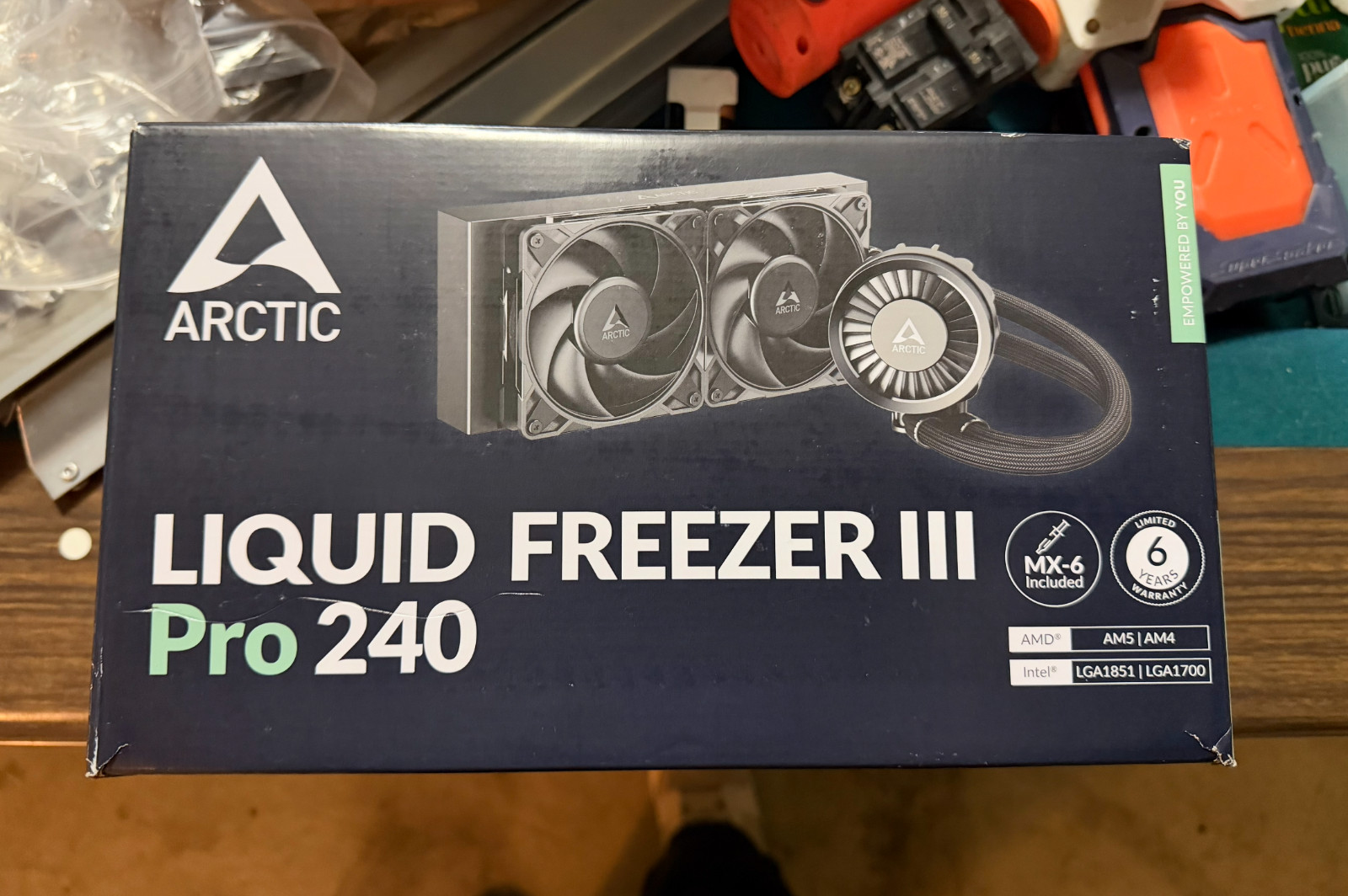 ARCTIC Liquid Freezer III Pro 240 black PC Water Cooler AIO CPU B-Stock MX-6