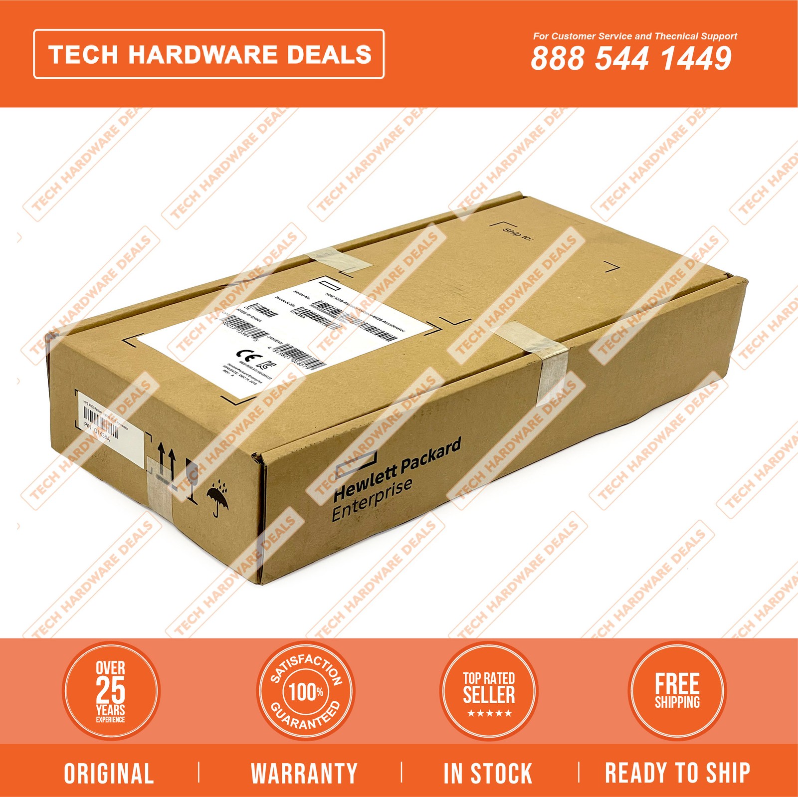 872096-001 RETAIL BOX HPE AMD Radeon Instinct MI25 Graphics Accelerator
