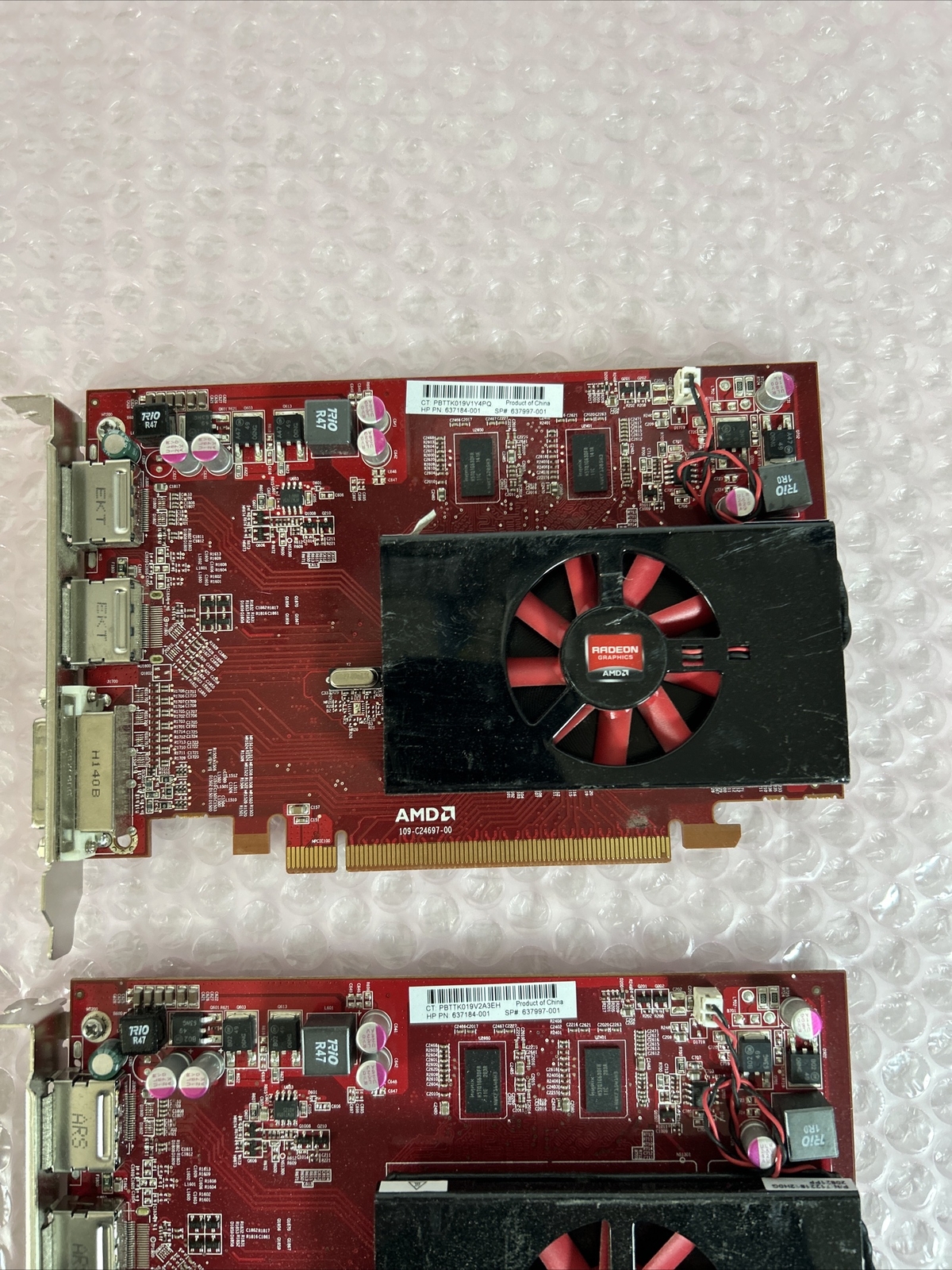 HP 637184-001 AMD ATI Radeon HD6570 PCI-E DP DVI Full Height Graphics Card