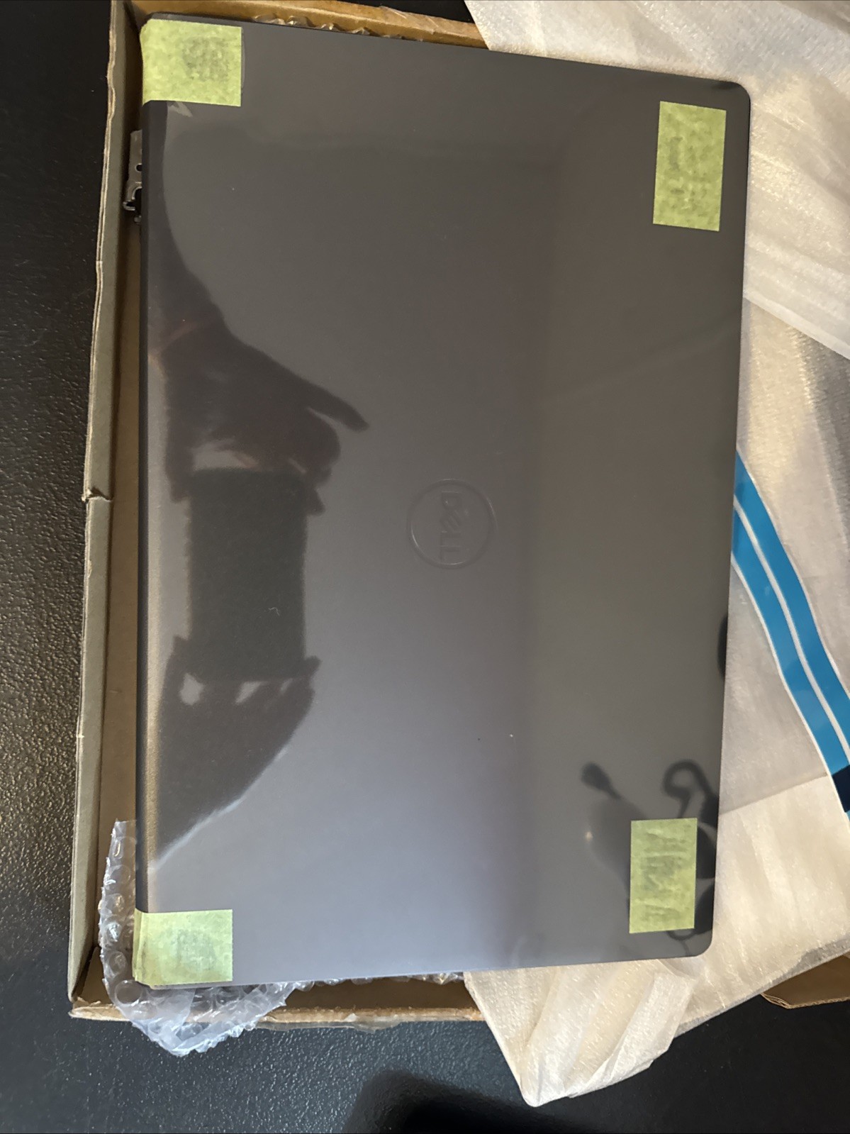 Dell Back Cover And Hinges. Unknown Model. See Pictures. New Open Box.