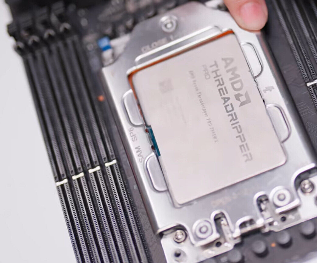 ASUS Pro WS WRX90E-SAGE SE With AMD Ryzen Threadripper PRO 7995WX 96 Cores CPU