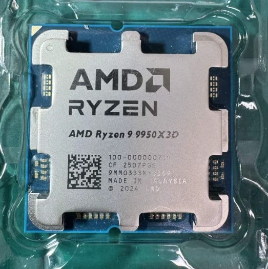 AMD Ryzen 9 9950X3D 6-Core -32-Thread 4.3 GHz 5.7 GHz Max Boost Socket AM5