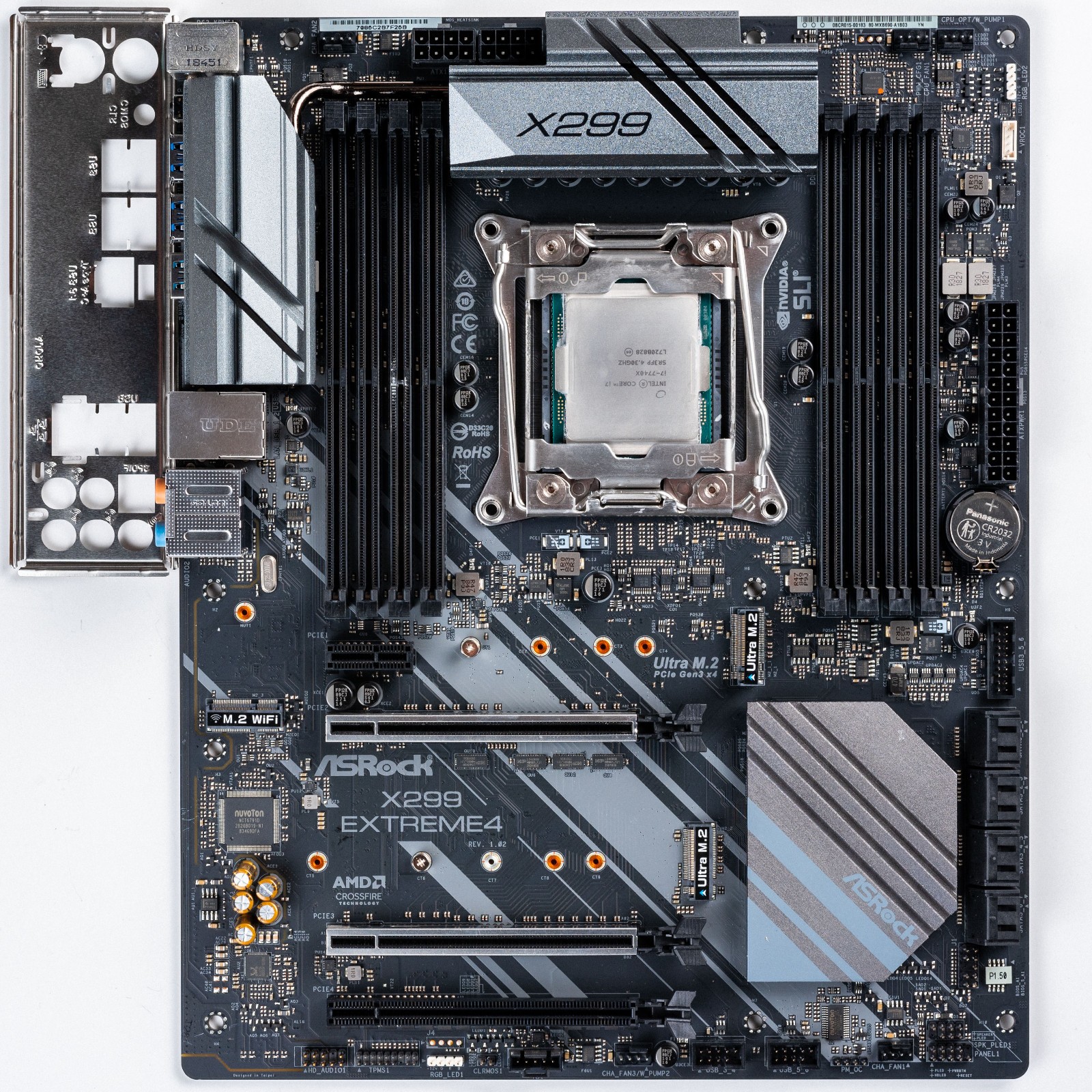 ASRock X299 Extreme4 LGA2066 ATX Motherboard DDR4 Core i7-7740X NVMe M.2 USB-C