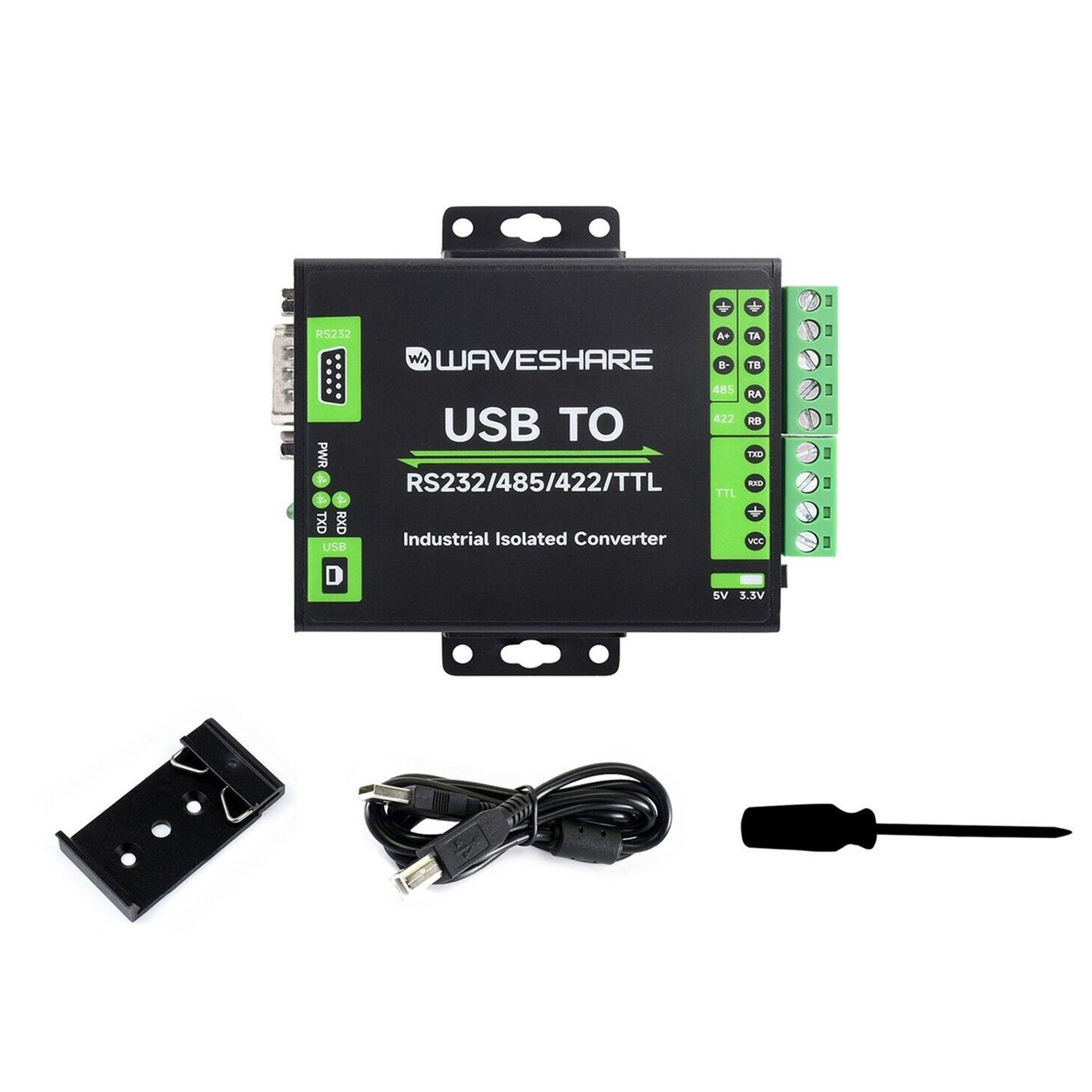1 Pcs USB TO RS2321485/422/TTL Adapter Durable For Windows 11 / 10 / 8.1 / 8 / 7