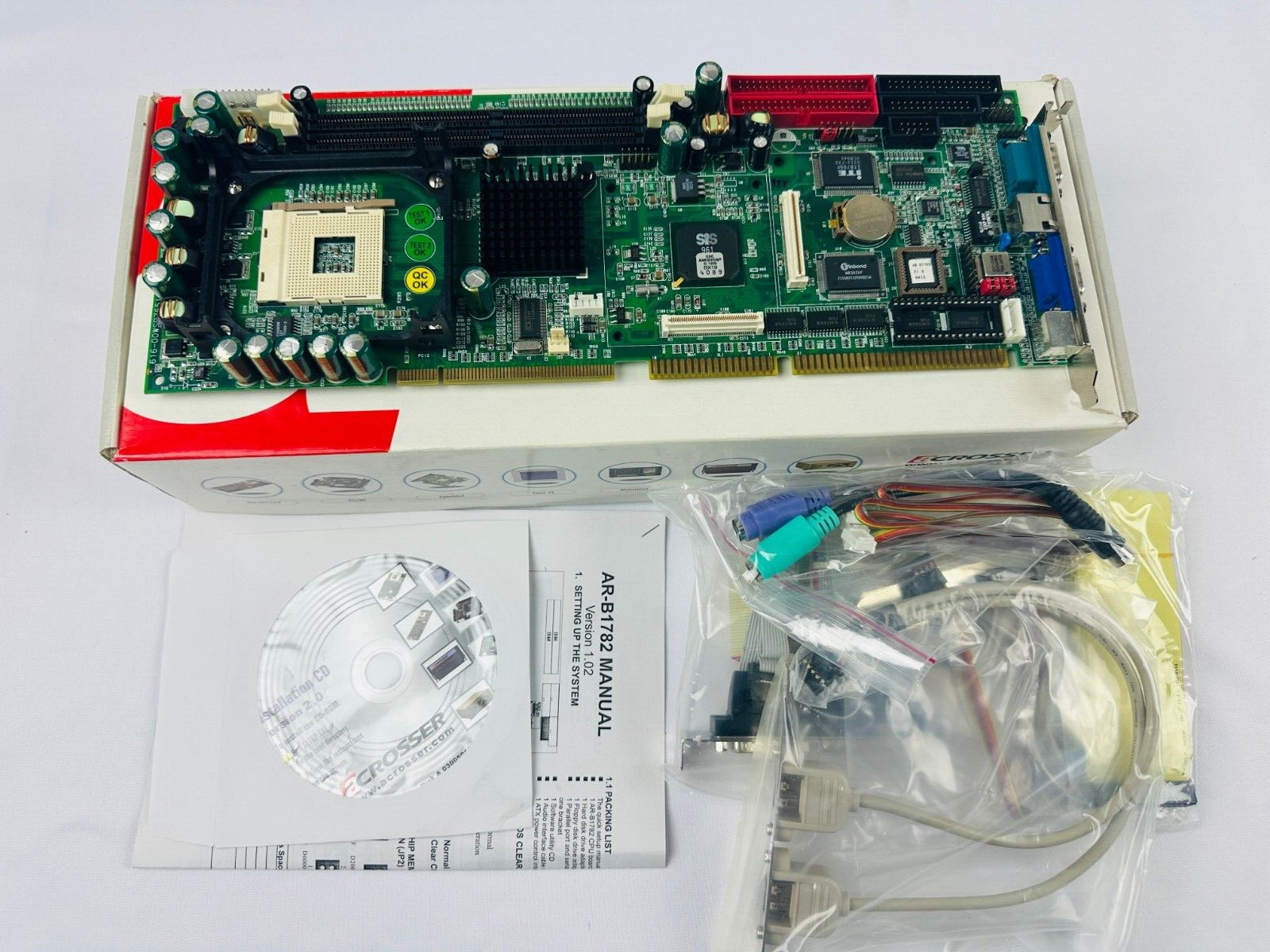 Acrosser AR-B1782 Full-Size Pentium 4 Socket 478 PICMG bus CPU Board