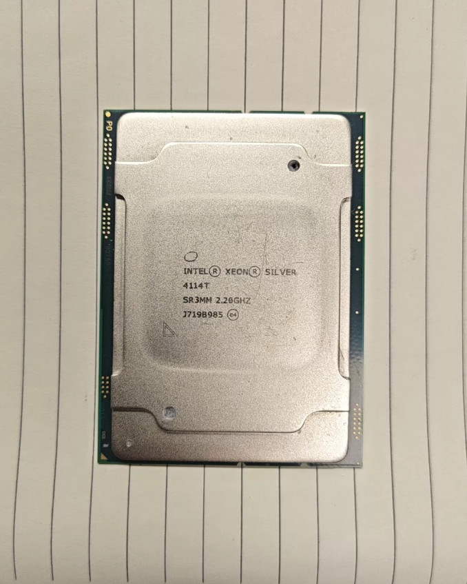 INTEL XEON SILVER 10 CORE PROCESSOR 4114T 2.20GHZ 13.75MB SKYLAKE (SR3MM).