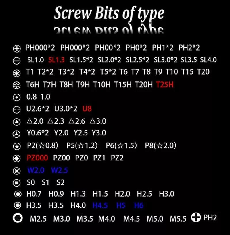 117Tool Kit for MacBook Air Retina laptop Repair screwdriver phone, 13- pro max