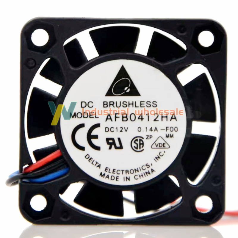 1pc new Delta AFB0412HA DC 12V 0.14A 4CM 40x40x10MM two ball bearing cooling fan