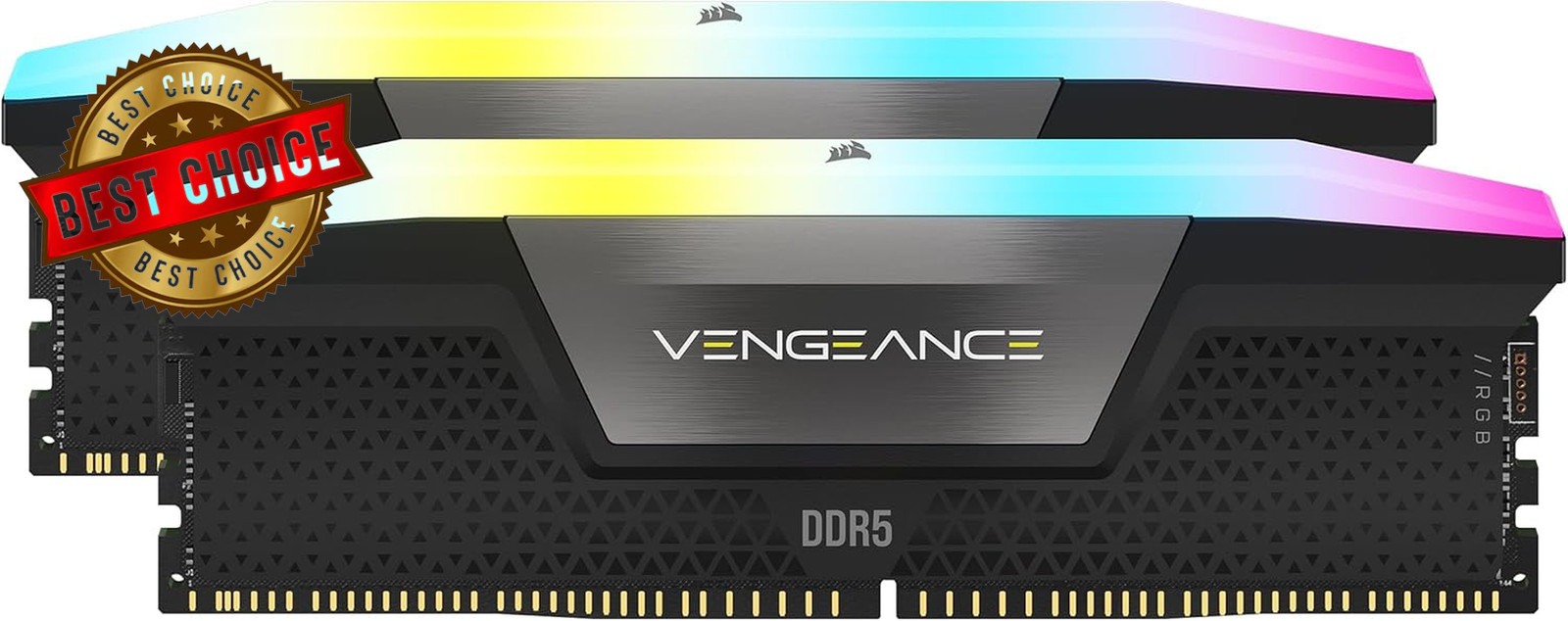 Vengeance RGB DDR5 Light Enhancement Kit (No Physical Memory) – Black