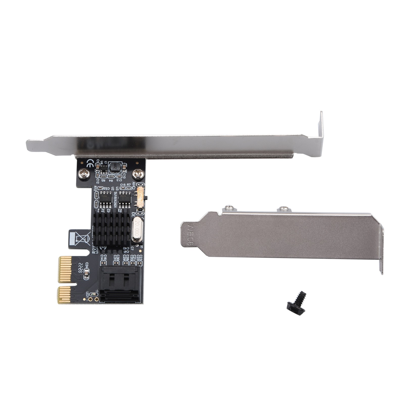 New 2 SATA interfaces Port SATA III Expansion Controller Adapter Card 6G