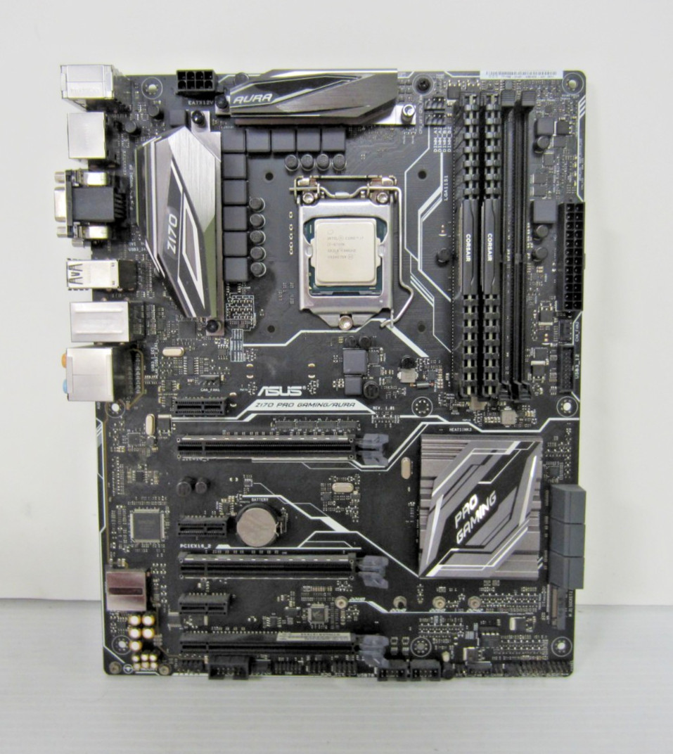 Asus Z170 Pro Gaming/Aura ATX LGA1151 DDR4 Motherboard With 16GB RAM i7-6700K