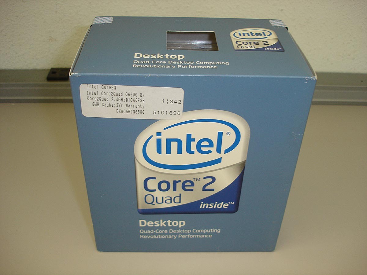 Intel Core 2 Quad Q6600 2.4 GHz 1066 MHz 8 MB LGA775 – SL9UM – NEW